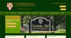 Desktop Screenshot of cambridgehallapts.com